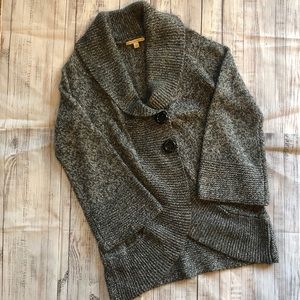 Button cardigan with bell sleeves